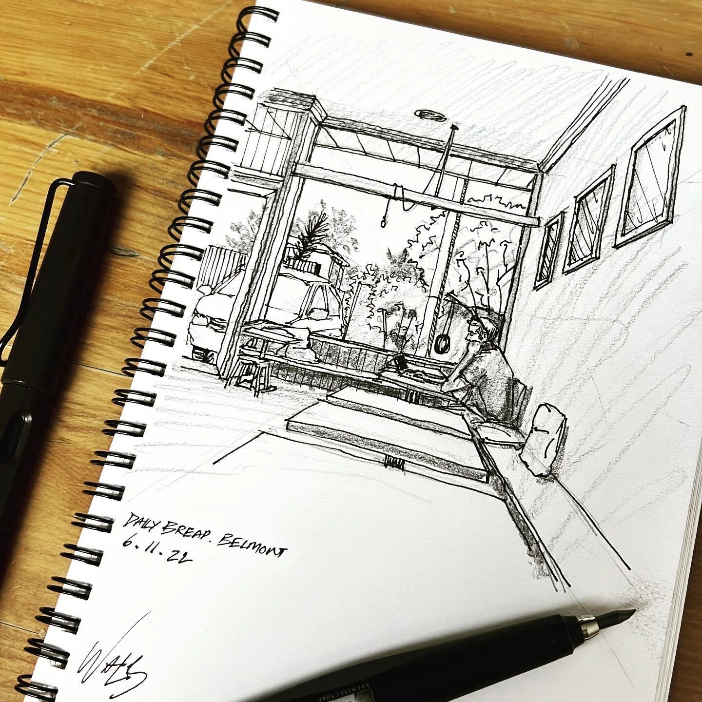 Cafe days : getting more into observation sketching 

.
.
.
.
#sketch #sketchbook #drawing #art #abstractart #surrealism #dailydrawing #penandink #lineart #inktober #inkdrawing #sketching #drawingoftheday #inkandpaper #linework #create #blackandwhite