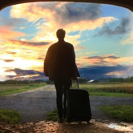 Leaving.