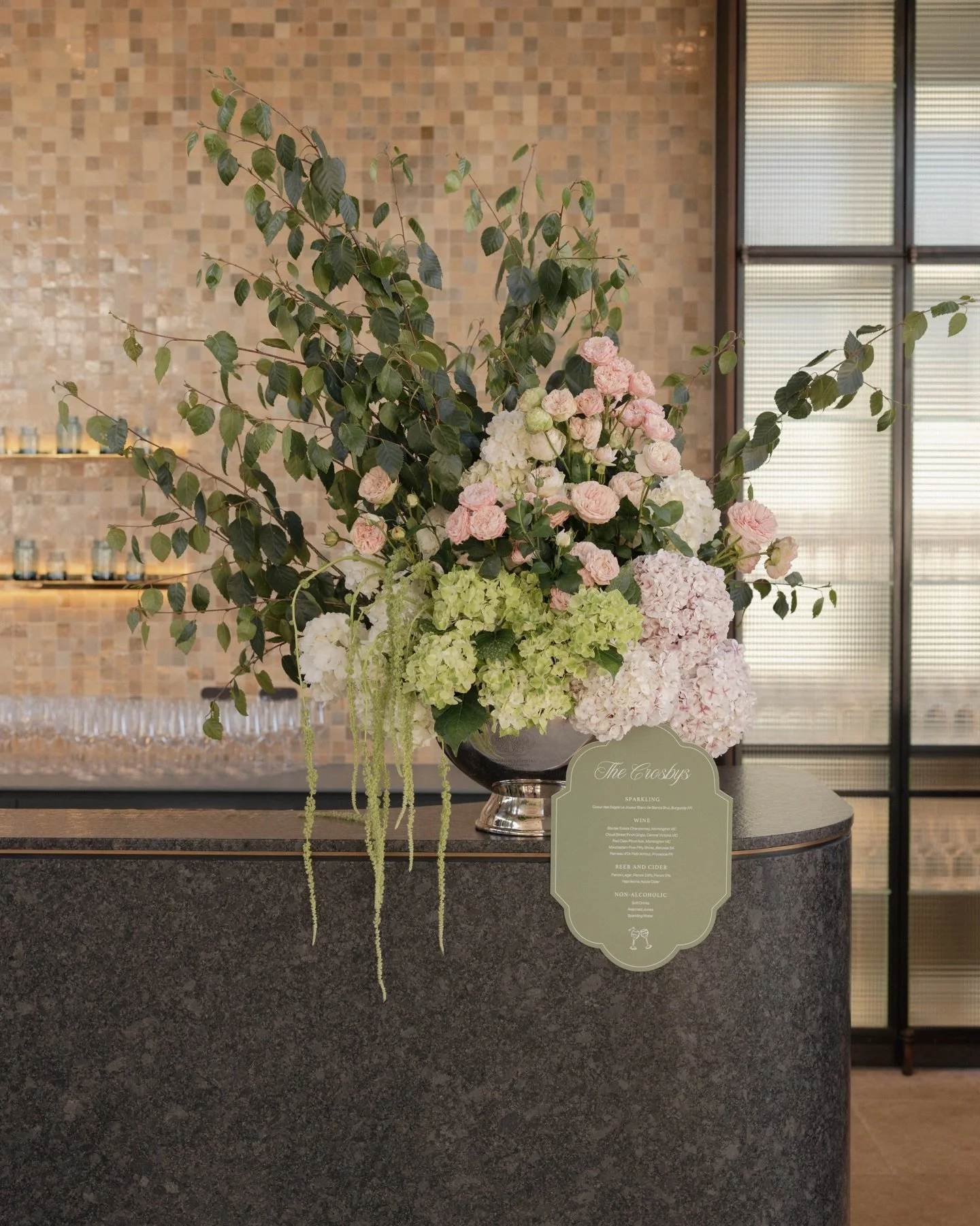 So obsessed with the collection with created for the Crosby Wedding at @sunnysideestate.events 

Here is a sneak peak. More to come 🤍

#weddingdesign #weddingstationary #weddingbar