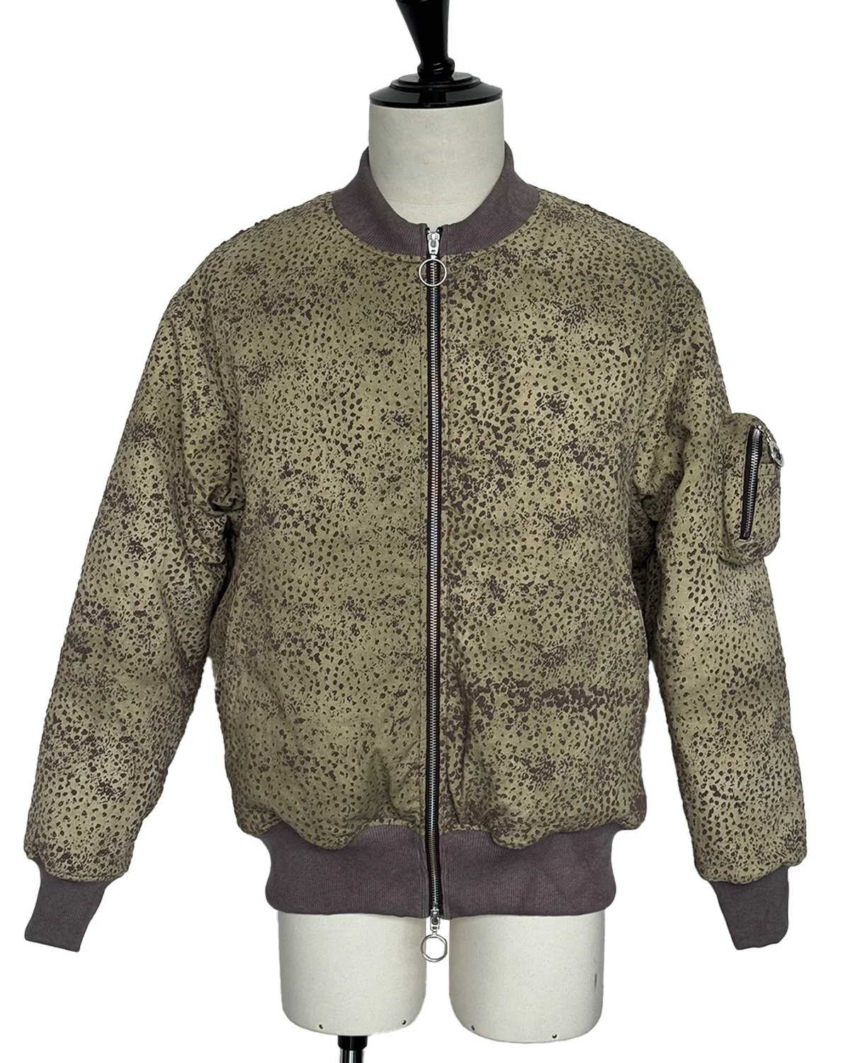 puff print linen bomber green front.jpg