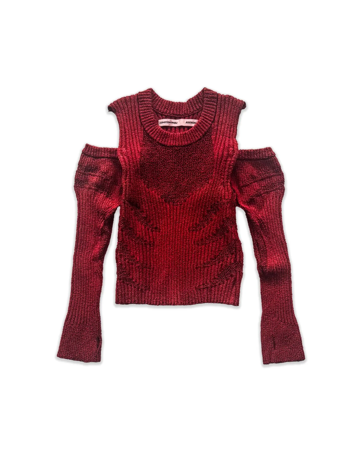 s4 womens knit top red flat.jpg