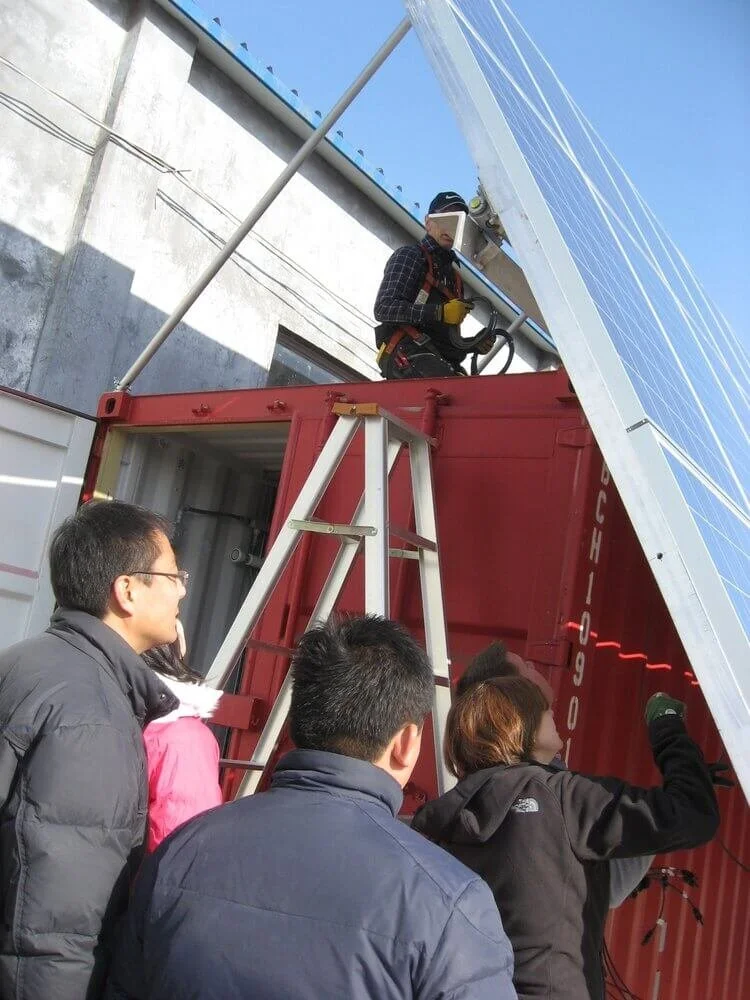 Using local teams for assembly and start-up is part of the training and program for community engagement
