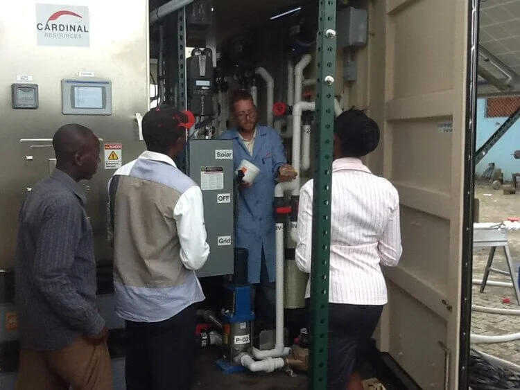 Set-up, training, and local support is provided