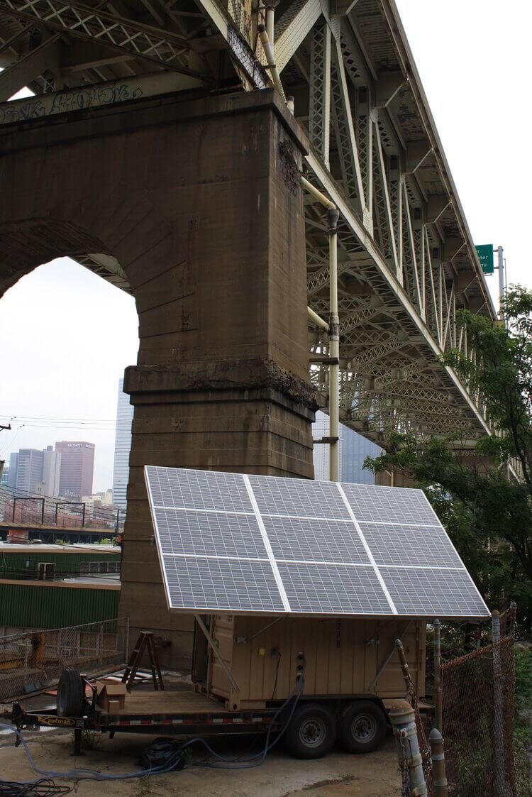 Solar arrays are designed for local conditions