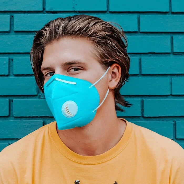 man with medium length haircut