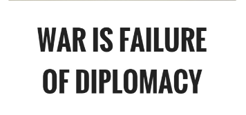 Diplomatic Relations under Indirect War: To Be or Not to Be
