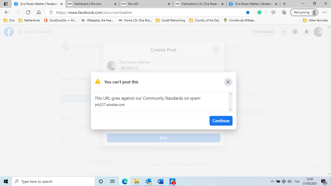 Blocking Facebook wix.png