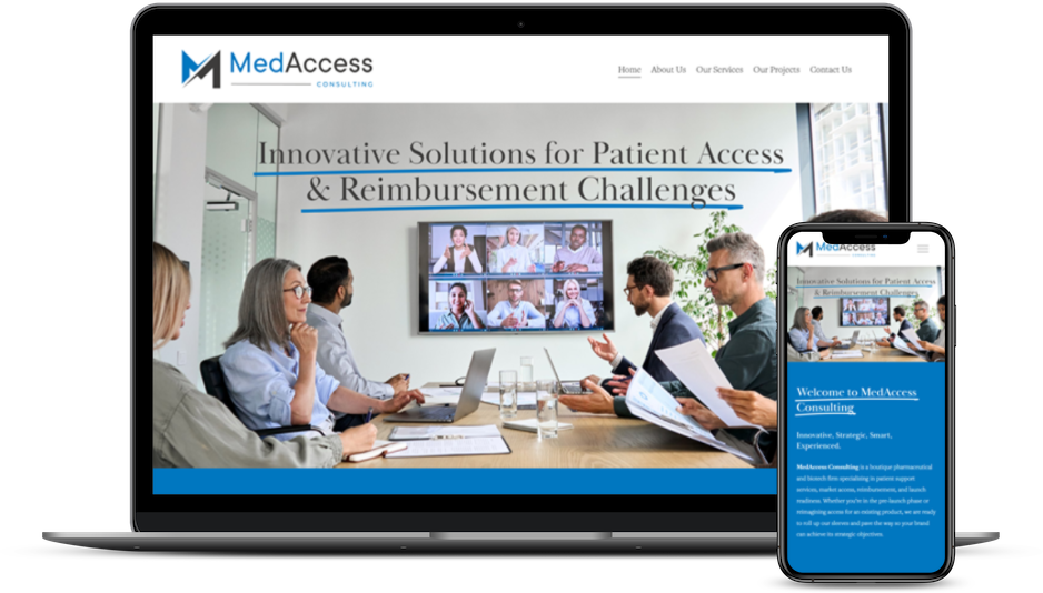 MedAccess Consulting Squarespace Website