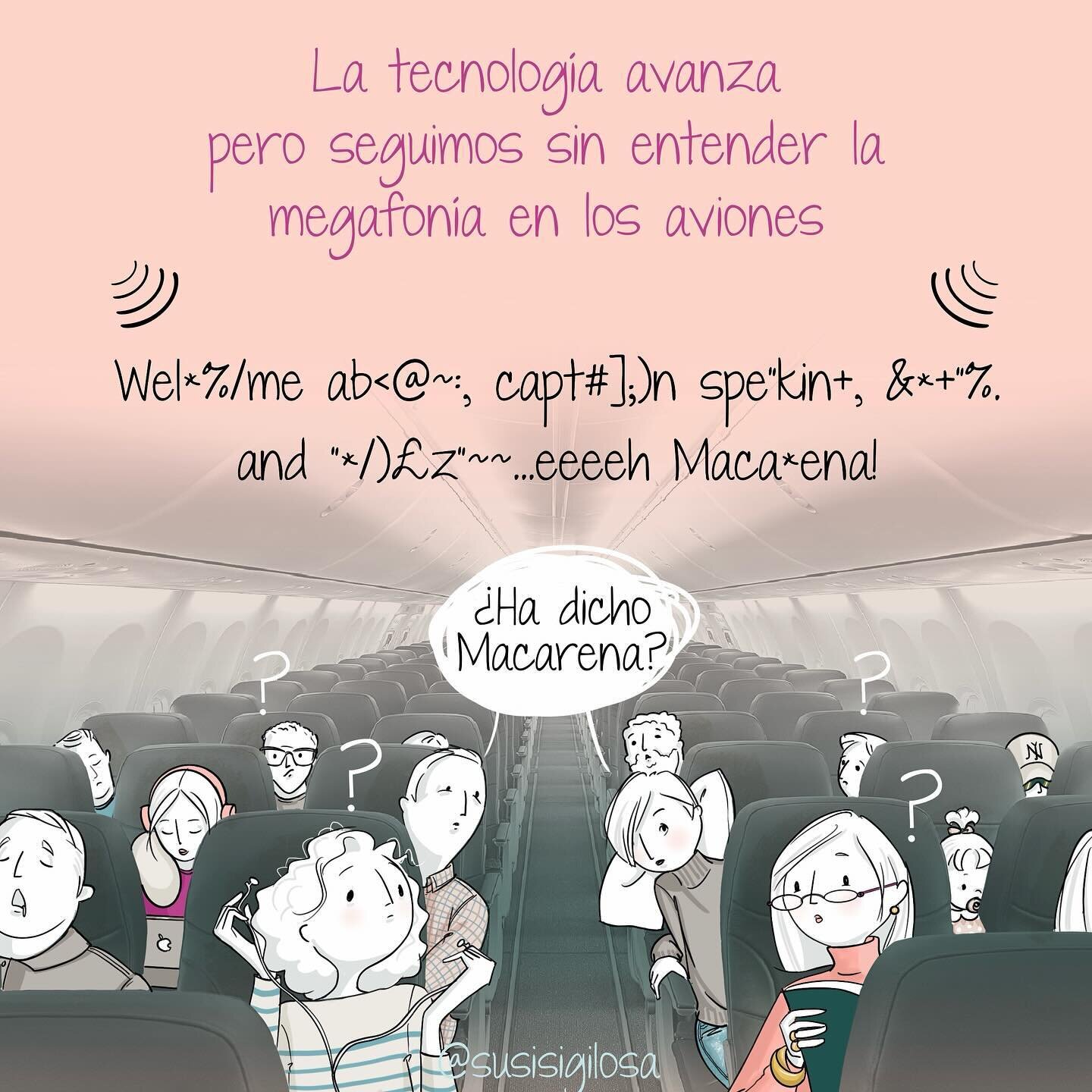 ✈️🔊📢📣🛸🛰️🤔 Yo no me entero...
.
.
#vi&ntilde;eta #humor #cartoon #megafon&iacute;a #publicaddressannouncer #viajarenavi&oacute;n #proceatecartoon #caricaturadigital
