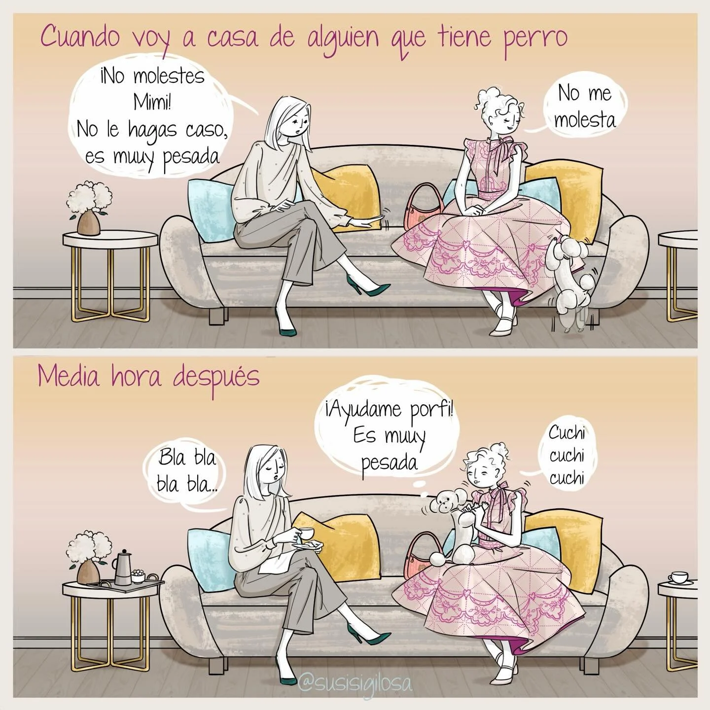 No lo puedo evitar...🤍🐾
.
#perretes #caricatura #megustanlosperros #amorperruno #procreate