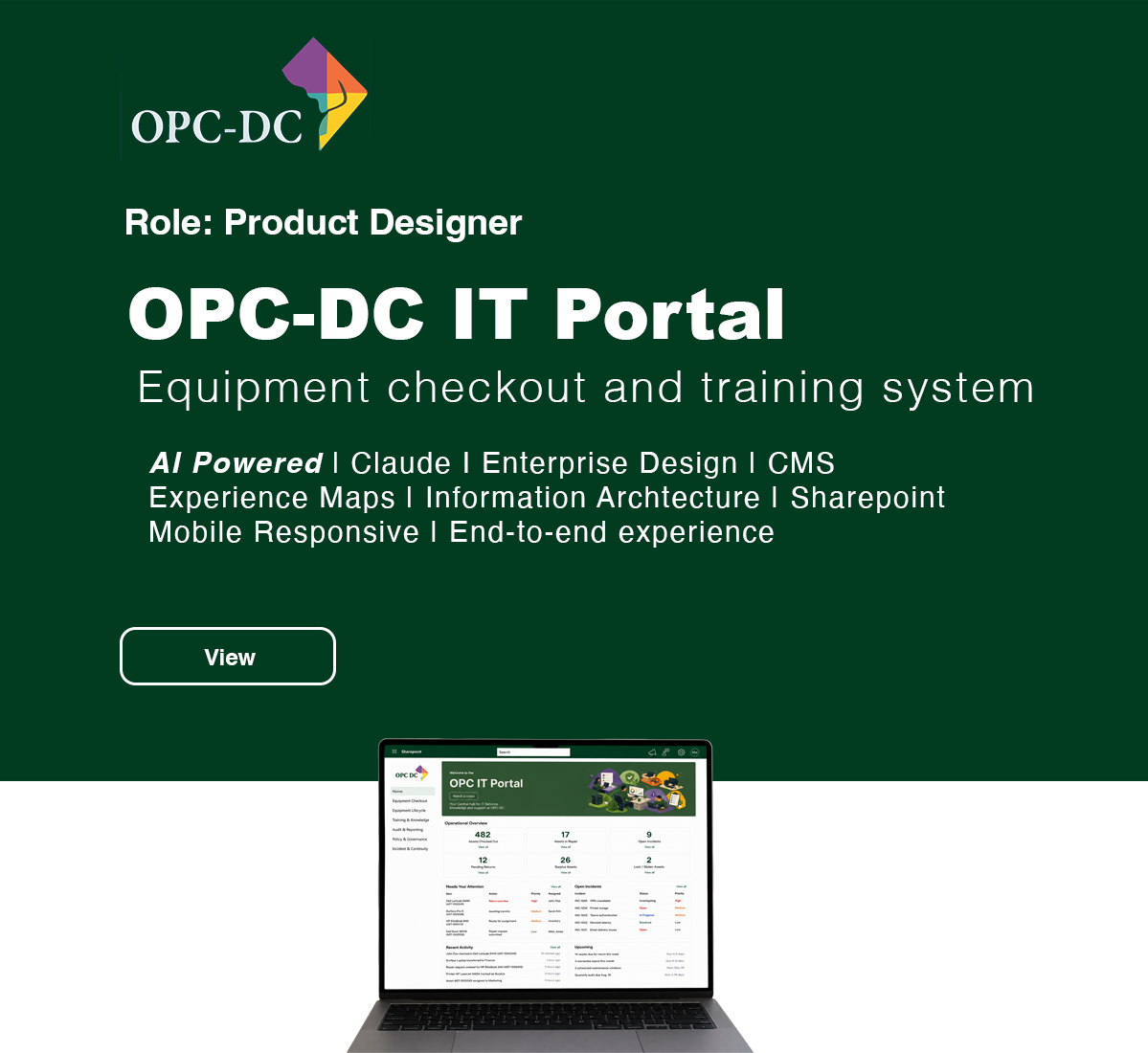 OPC Equipment Checkout Enterprise App