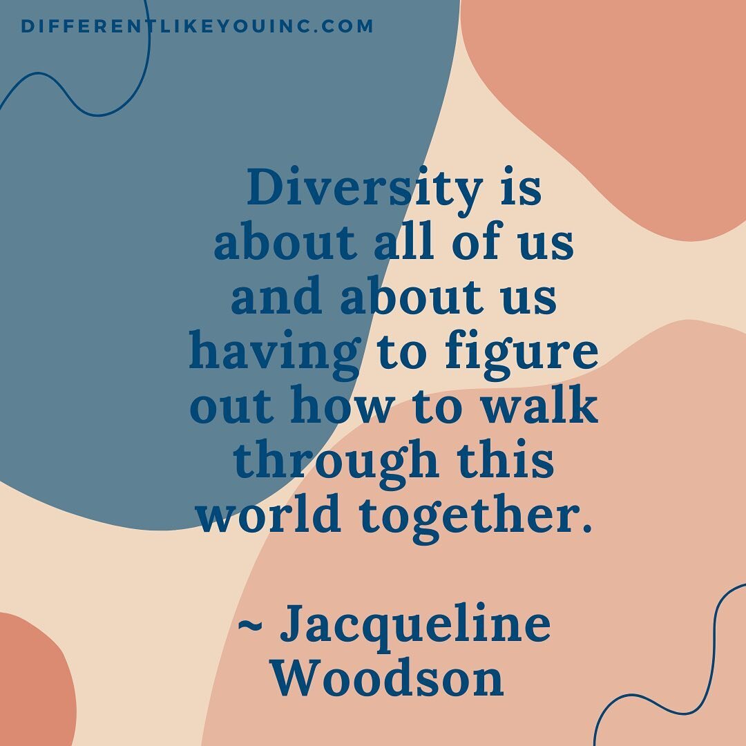 We&rsquo;re in this together. #differentlikeyou #inclusionmatters #culturaldiversity