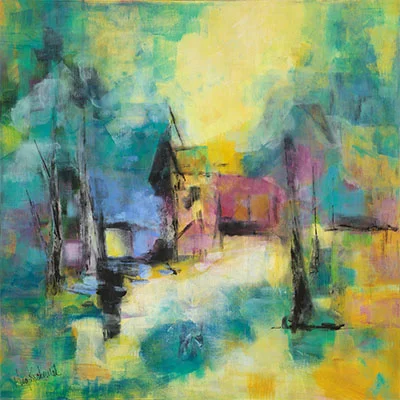 PASTEL PLACES - 24x24