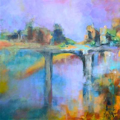 TOUCH AND GO - 24x24