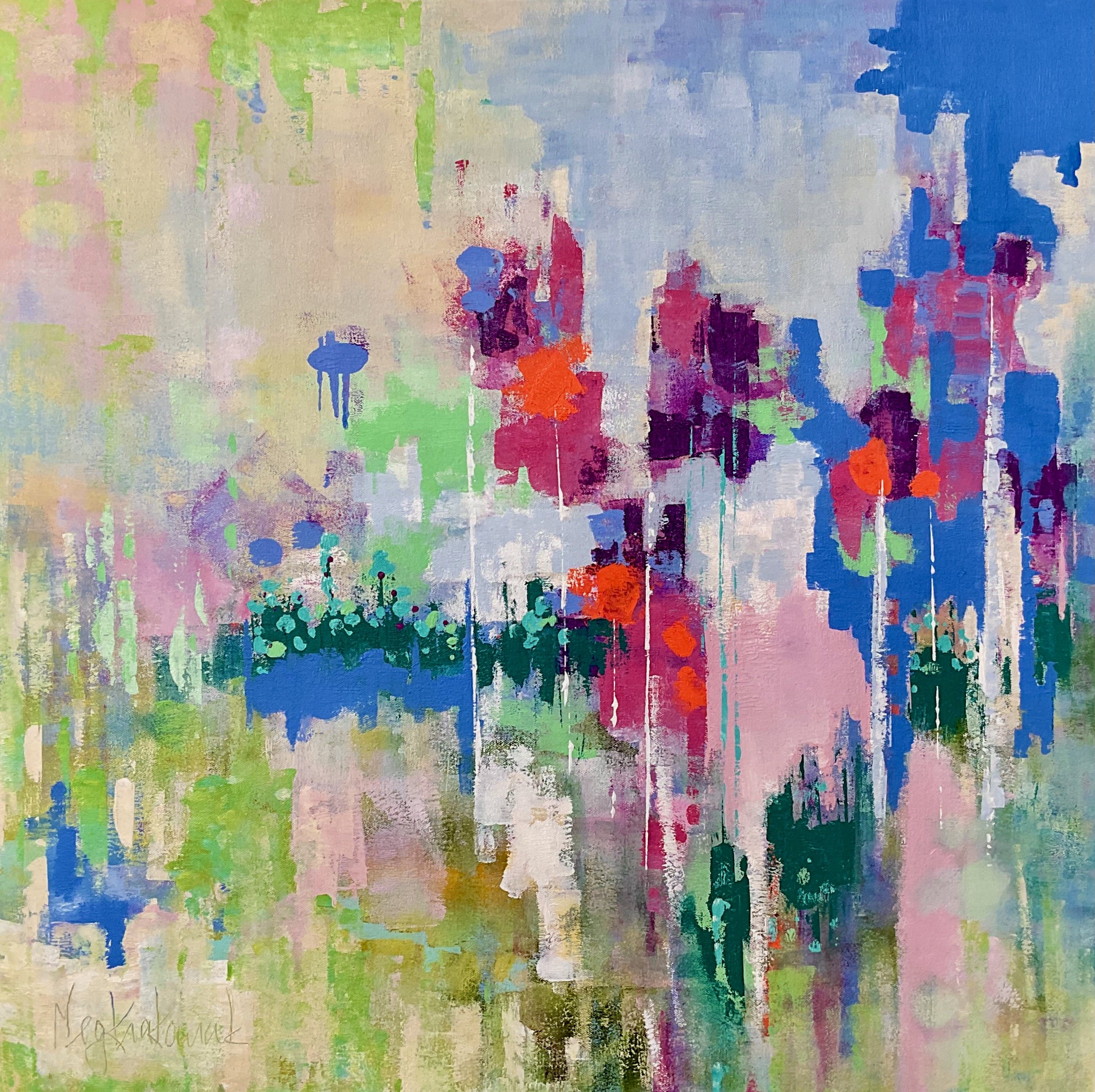 Spring of Confetti: 24 x 24