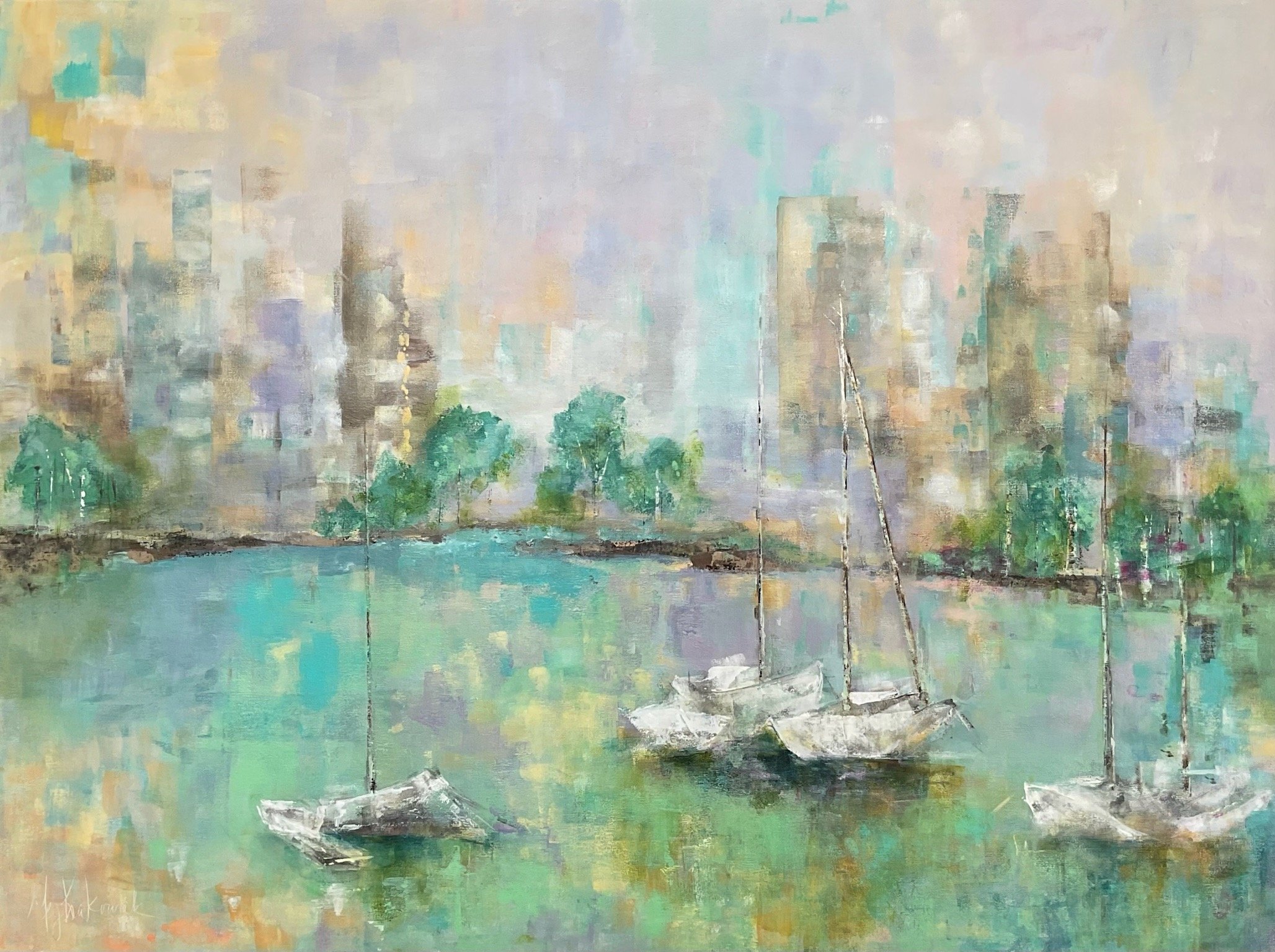 Rise and Shine: 36 x 48