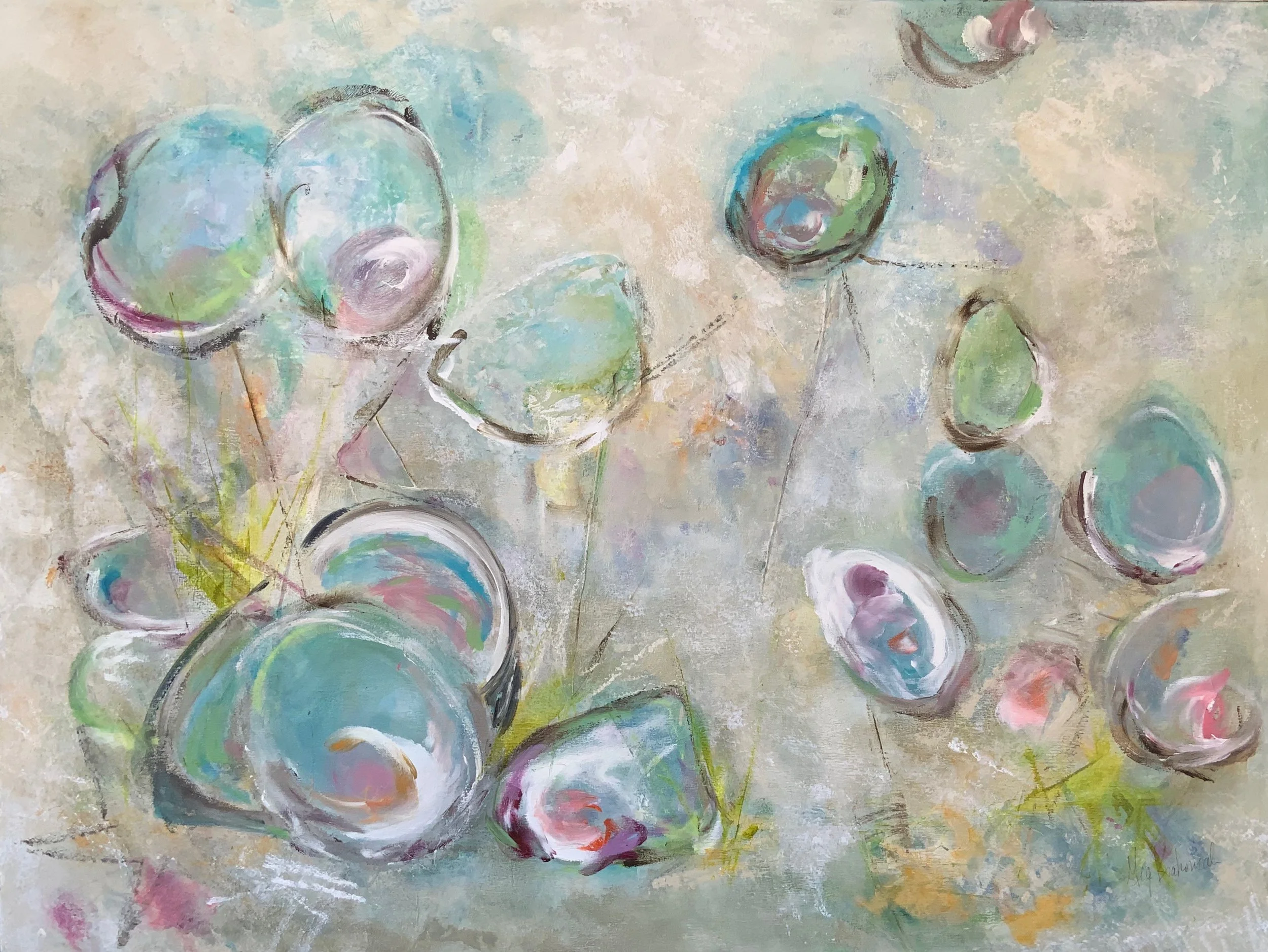 Low Tide Treasures; 36 x 48 (SOLD)