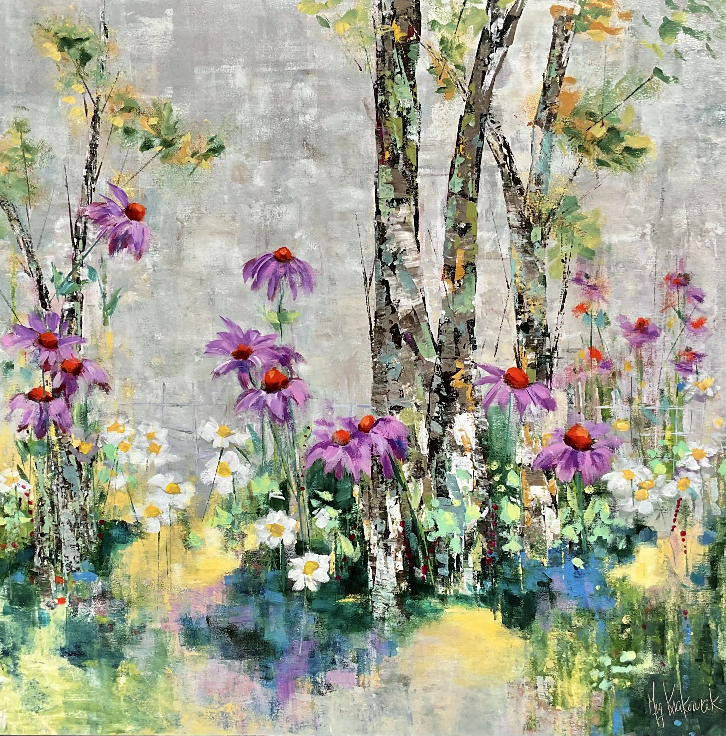 Nature's Canvas: 36 x 36 SOLD