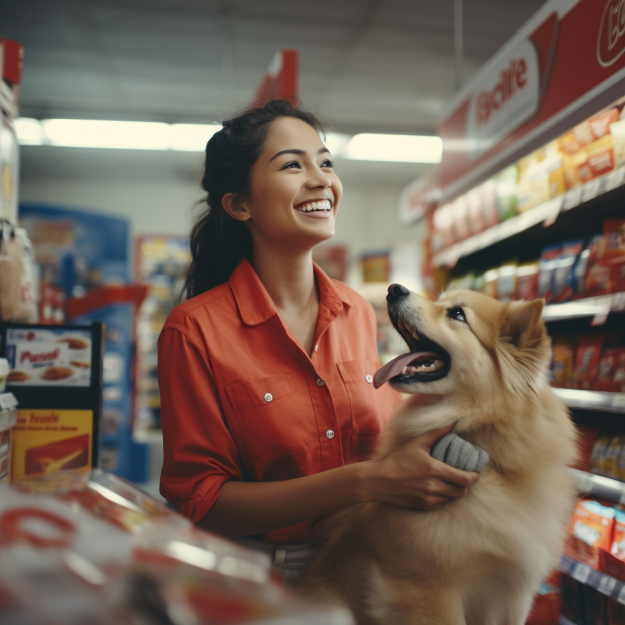 Shopper being asked to join the discount club