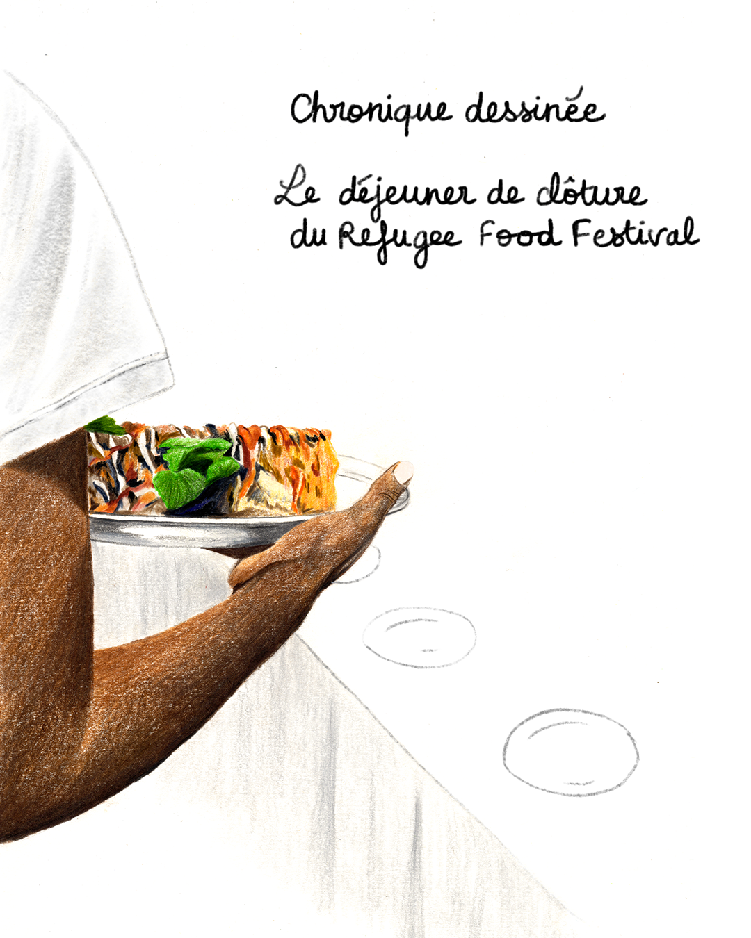 Chronique dessinée : le Refugee Food Festival