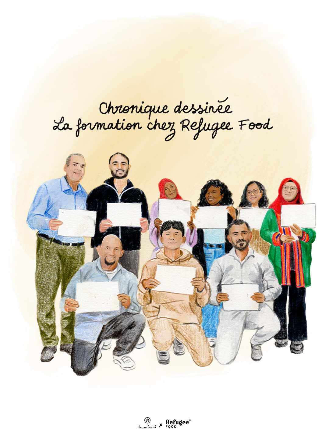 Chronique dessinée - la formation chez Refugee Food