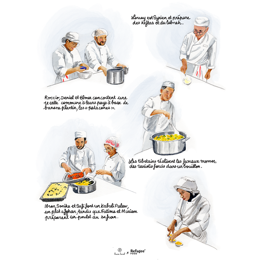 Chroniques dessinées - Refugee Food