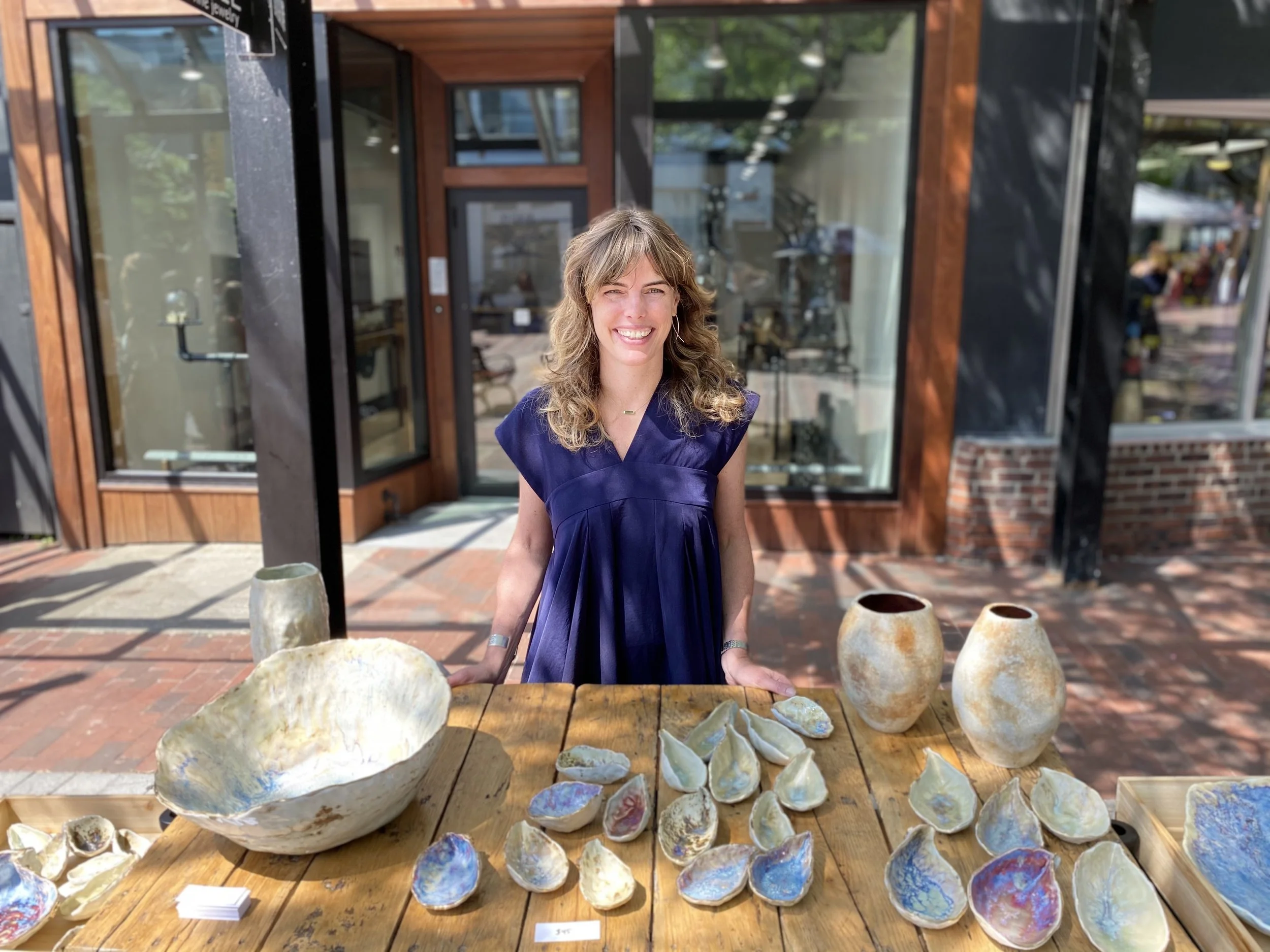 Outside of Raintree Jewelry in Burlington, VT