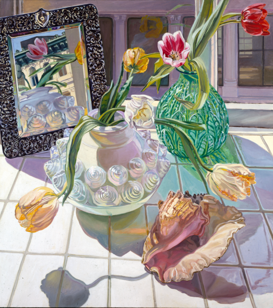 Mirror and Shell, 1981, 54 x 48 inches