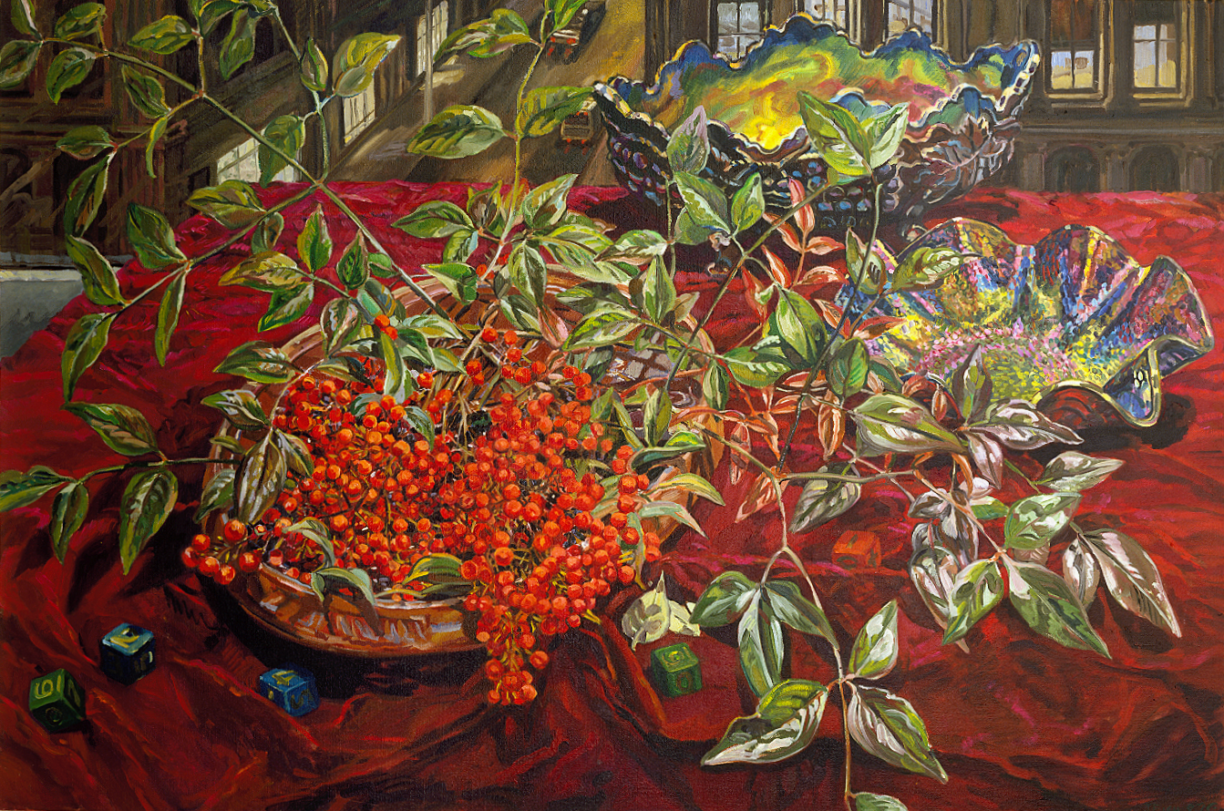 Berries, 1987, 40.25 x 60.25 inches
