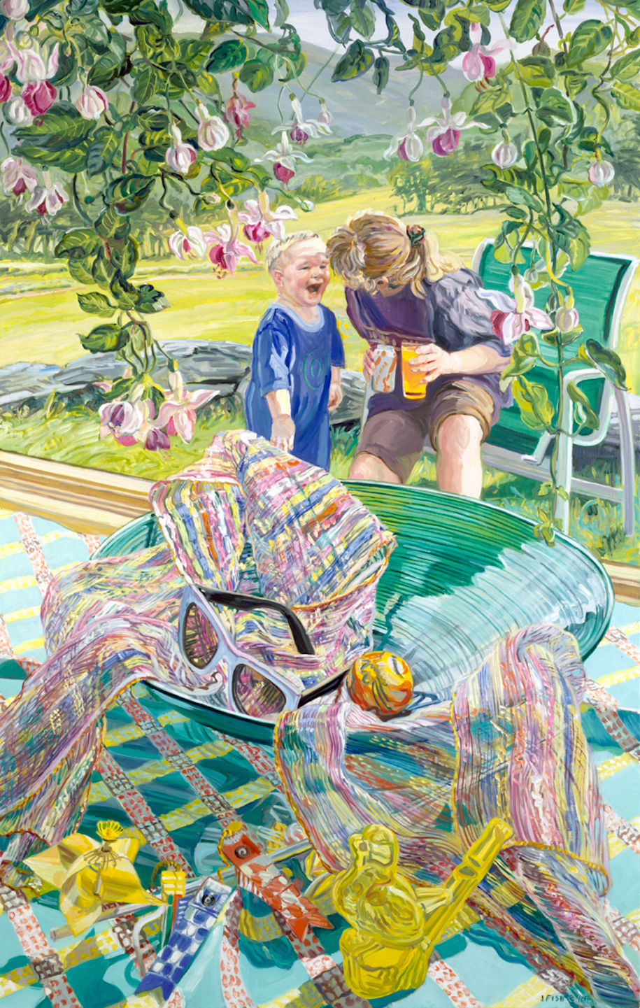 Jamie and Renee, 1994, 60 x 38 inches - Collection of the Ogonquit Museum