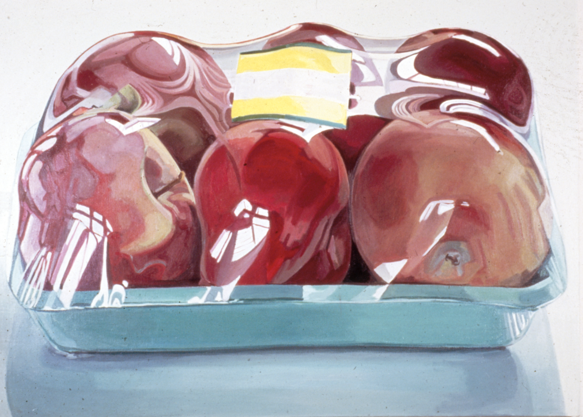 Package Red Apples, 1970, 48 x 66 inches