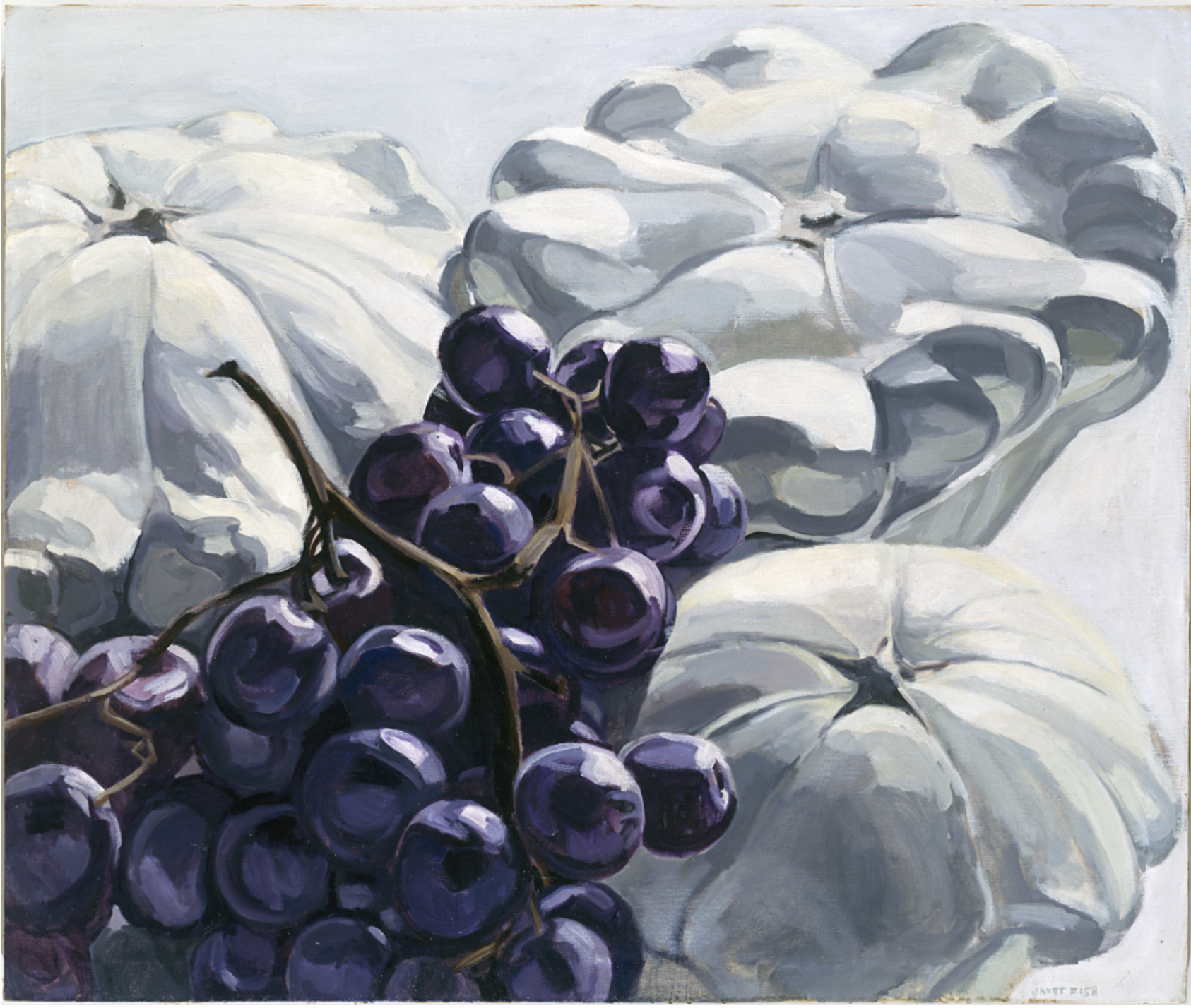 White Squash and Blue Grapes, 1968
