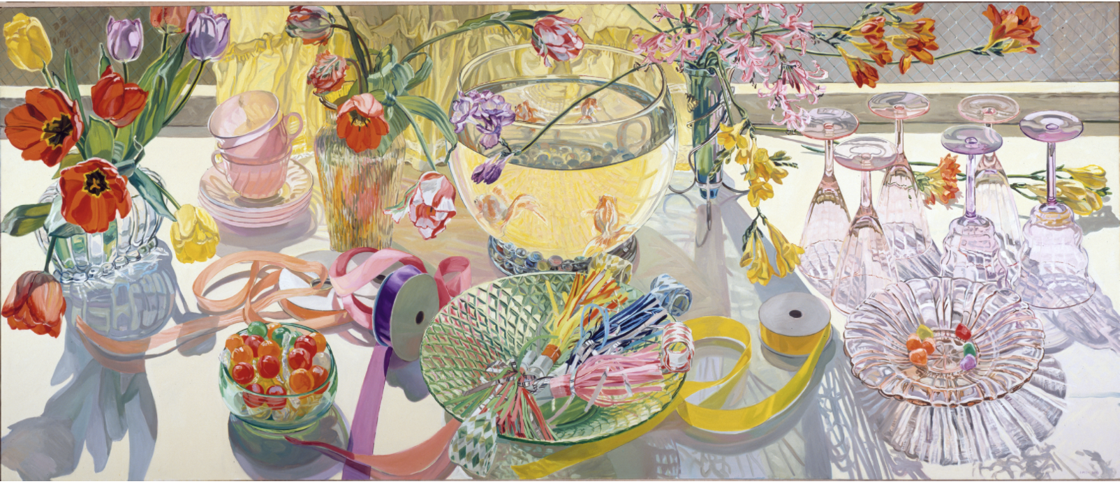 Spring Party, 1981, 55 x 131 inches