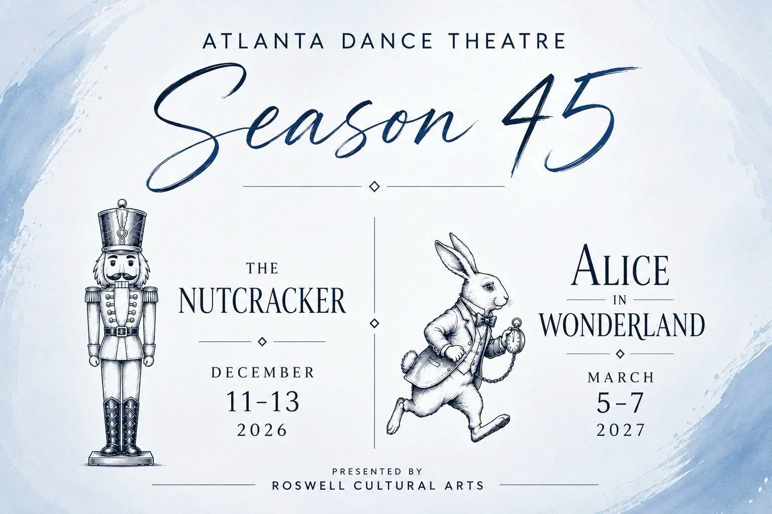 Atlanta Dance Theatre Season 45 Banner