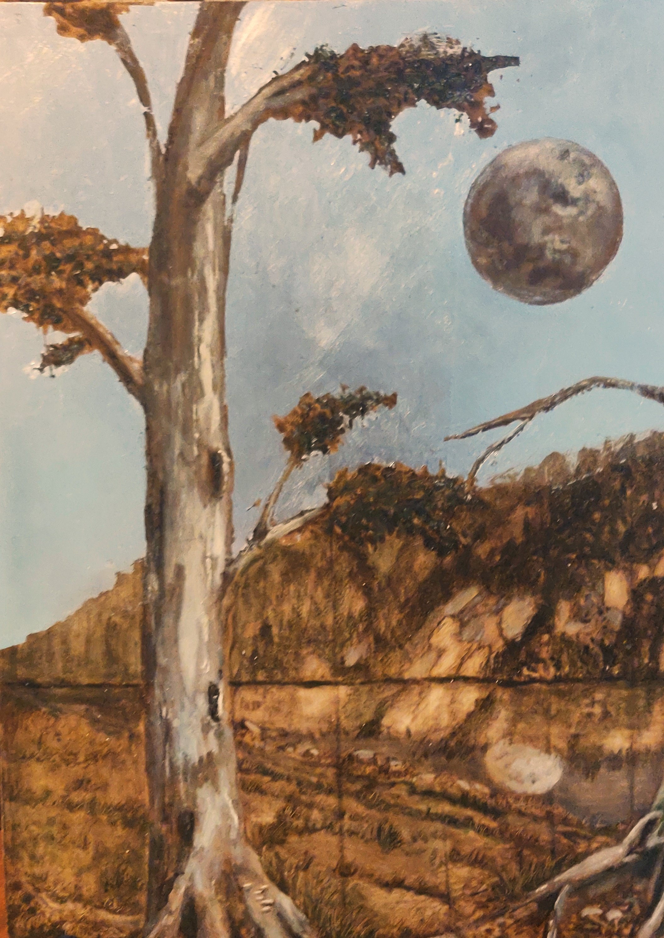 Oil Paint on Silver Leaf 2024