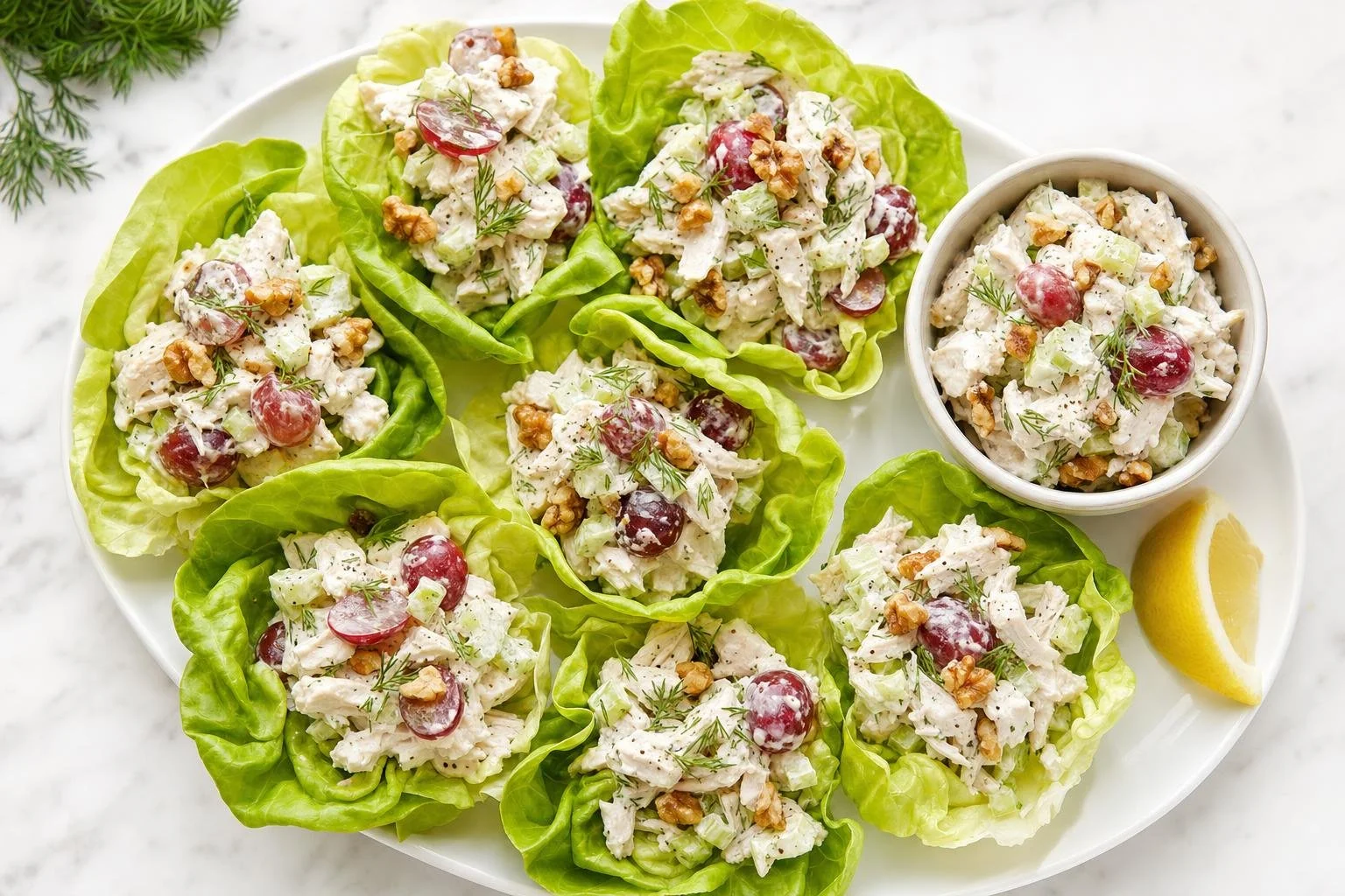 Greek Yogurt Chicken Salad Lettuce Wraps: A High Protein Lunch from the Purifi Kitchen