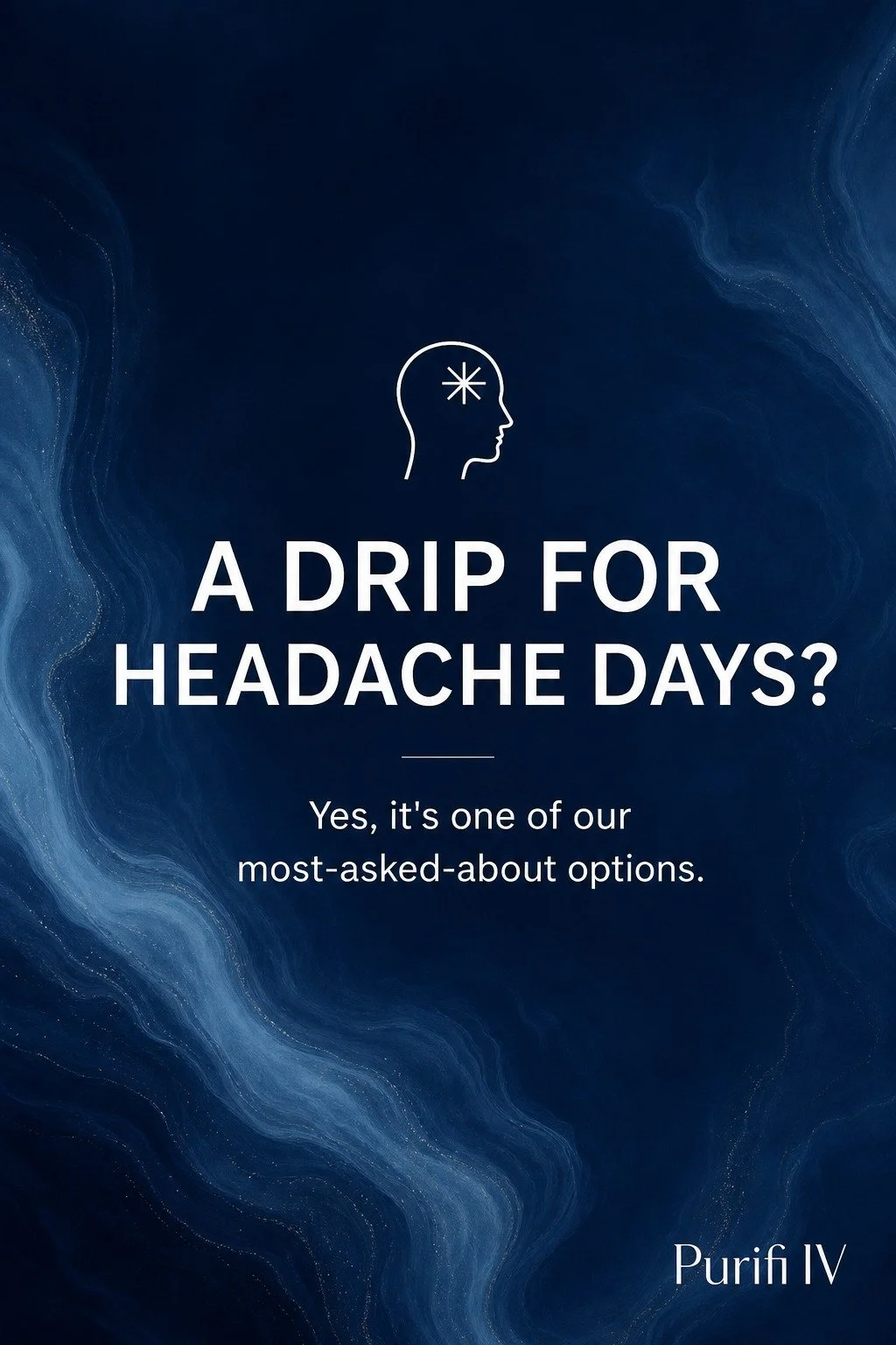 Did you know we have a drip some people turn to on headache days? Our Be Migraine Free drip is one of our most-requested options once the weather shifts. It's not a treatment or cure &mdash; just something some clients choose to explore as part of th