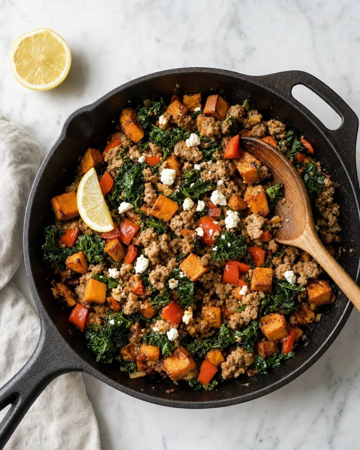 Turkey, Sweet Potato and Kale Skillet: A High Protein Dinner from the Purifi Kitchen