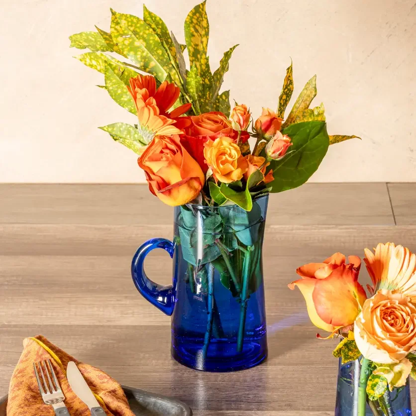 Moroccan Cone Jug - Blue2.webp