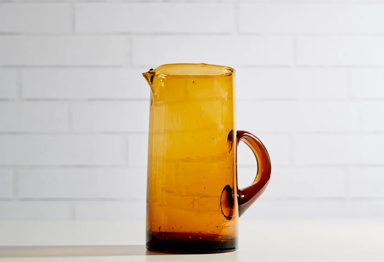 Moroccan Cone Jug - Amber2.webp