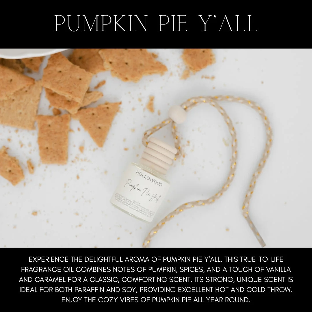 Pumpkin Pie Ya'll Fall Car Diffuser.webp