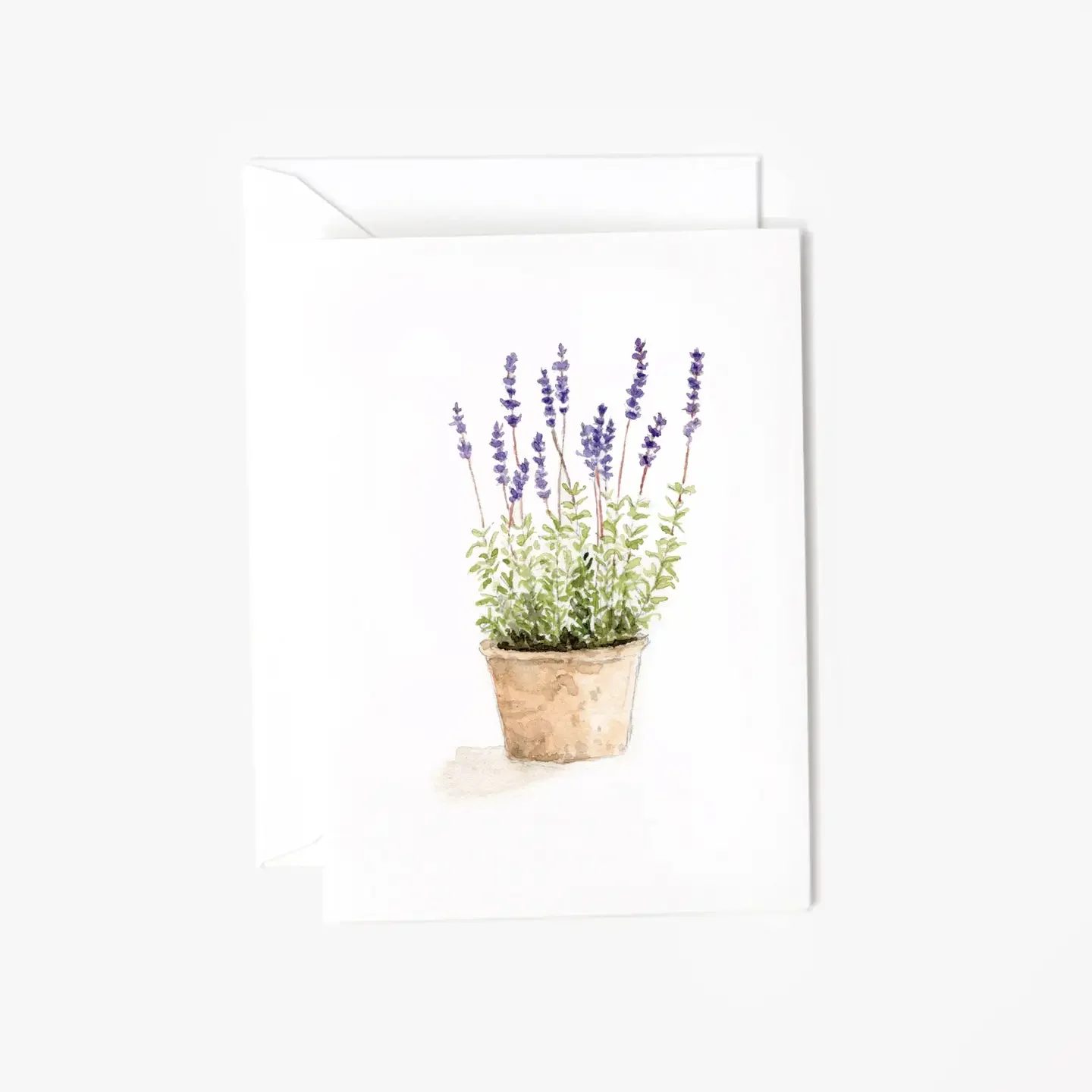 Lavender mini notecard