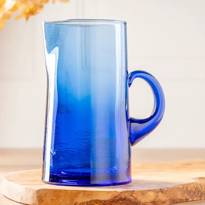 Moroccan Cone Jug - Blue