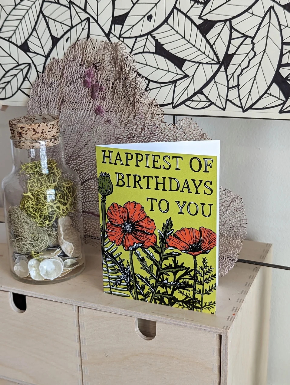 Greeting card | happiest of birthdays poppies3.webp
