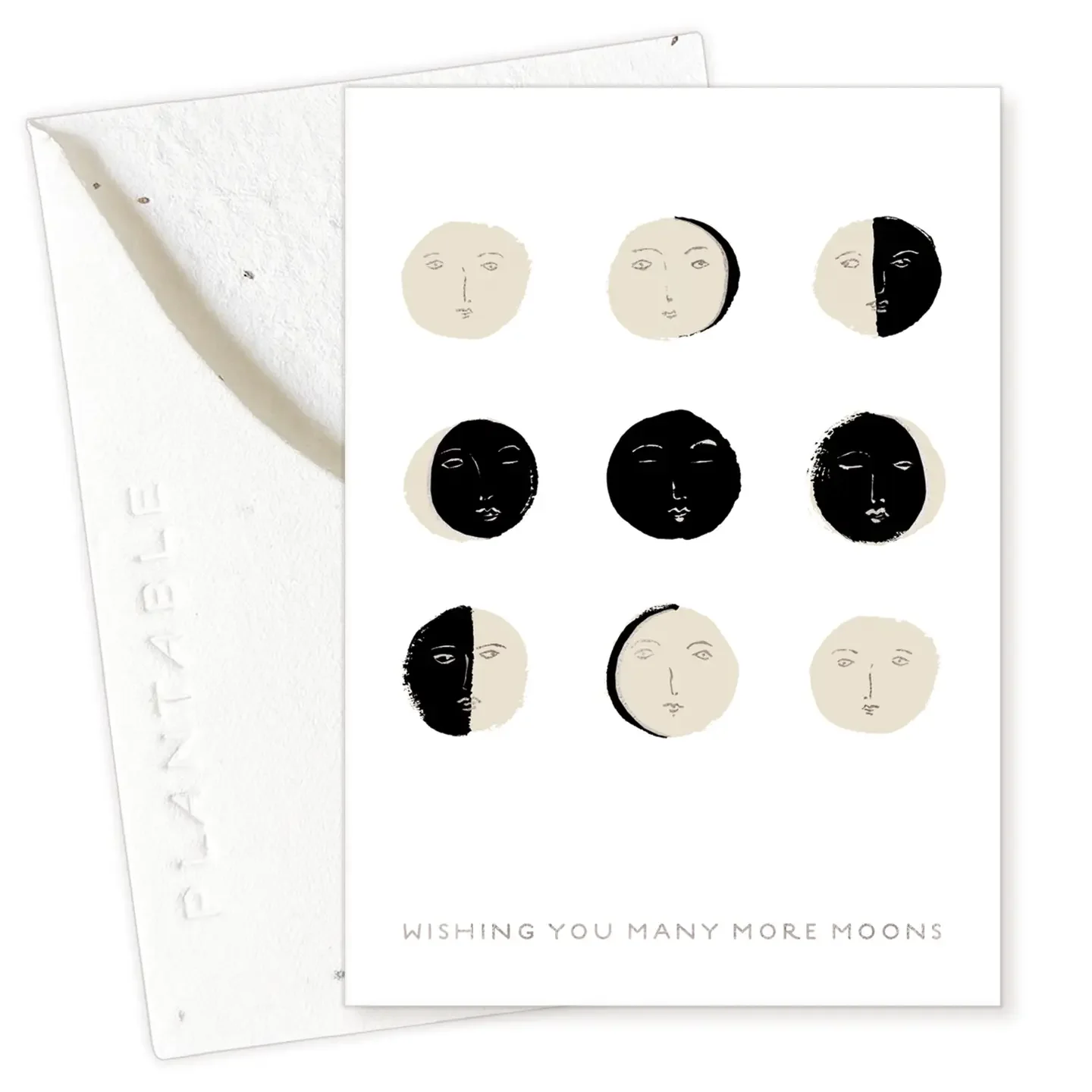 Many Moons Sprout - Birthday Mini Greeting Card