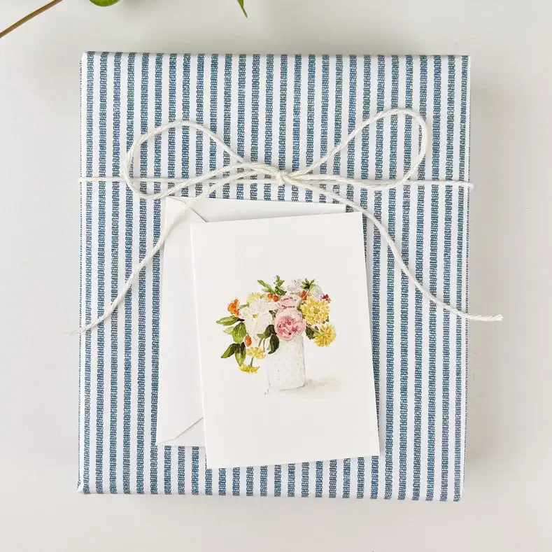 Hobnail bouquet mini notecard.webp