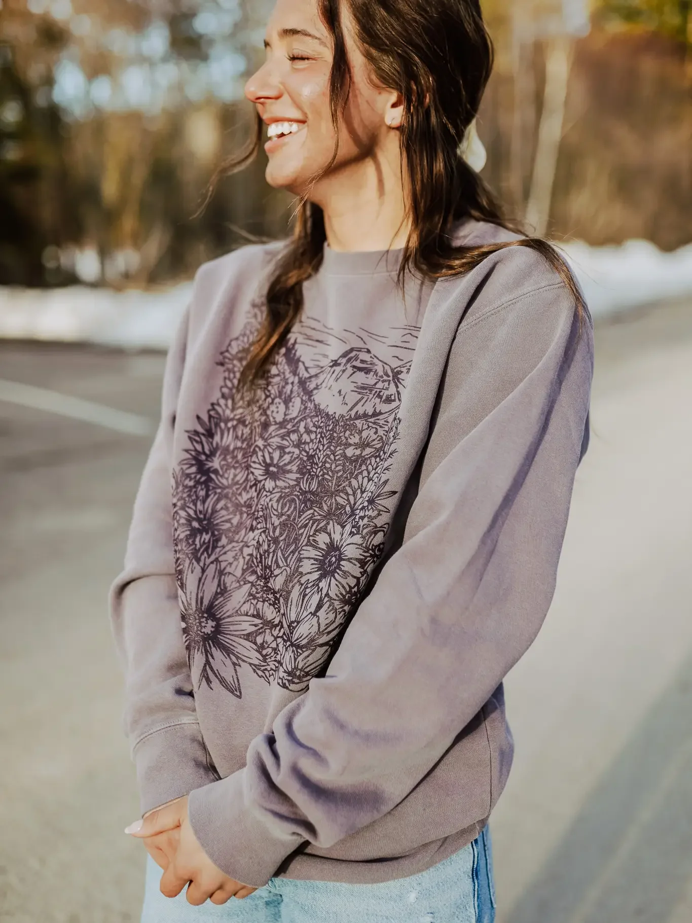 Flower Meadow Unisex Pullover2.webp