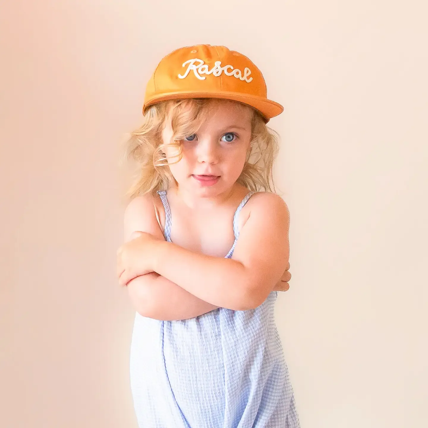 Rascal Flat Brim Kids Hat.webp