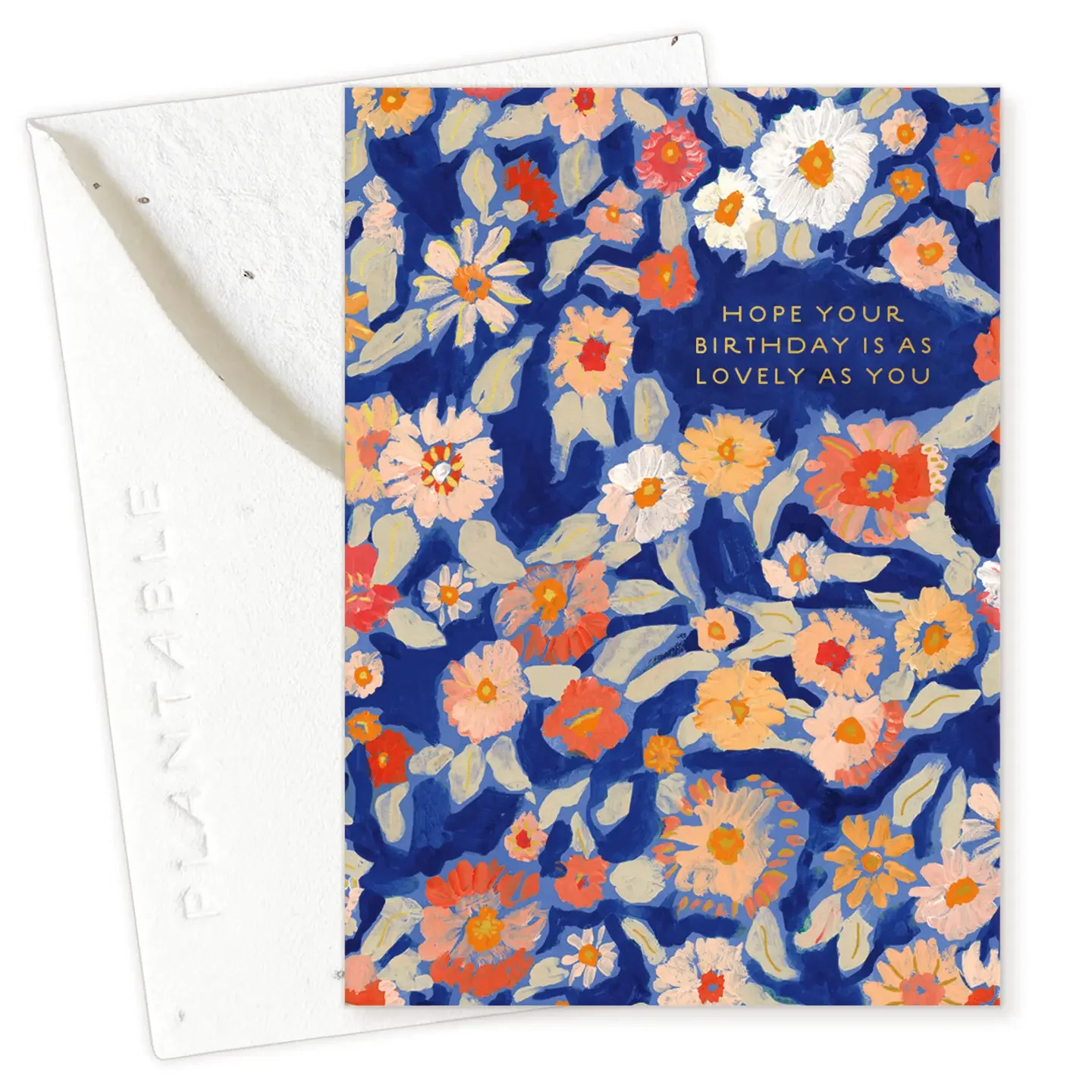 Wildflower Floral Sprout - Birthday Mini Greet Card