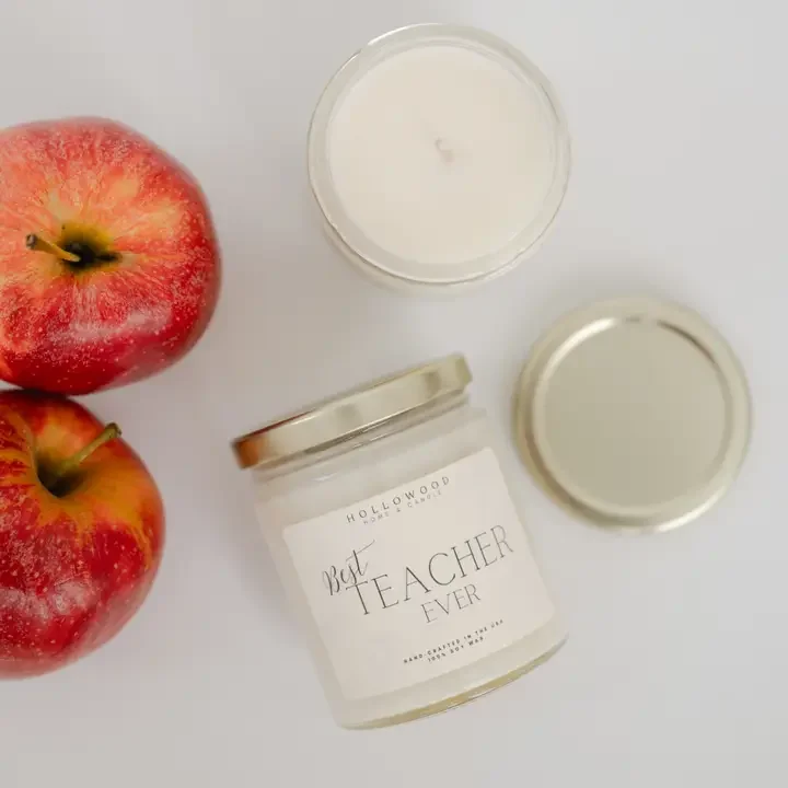 BEST TEACHER EVER | 8-OUNCE CANDLE: 8 OZ